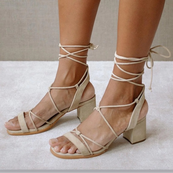 ALOHAS Sophie Sandal in Corn Sand - Picture 7 of 16